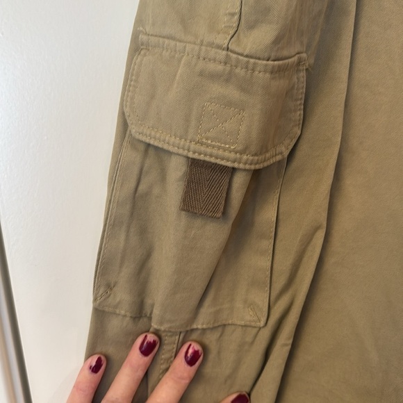 New Dickies Women's size 22 reg relaxed fit straight leg khaki cargo work pant - Picture 3 of 12